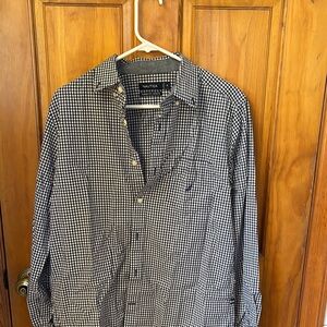 Nautica Monochrome Checkered Shirt